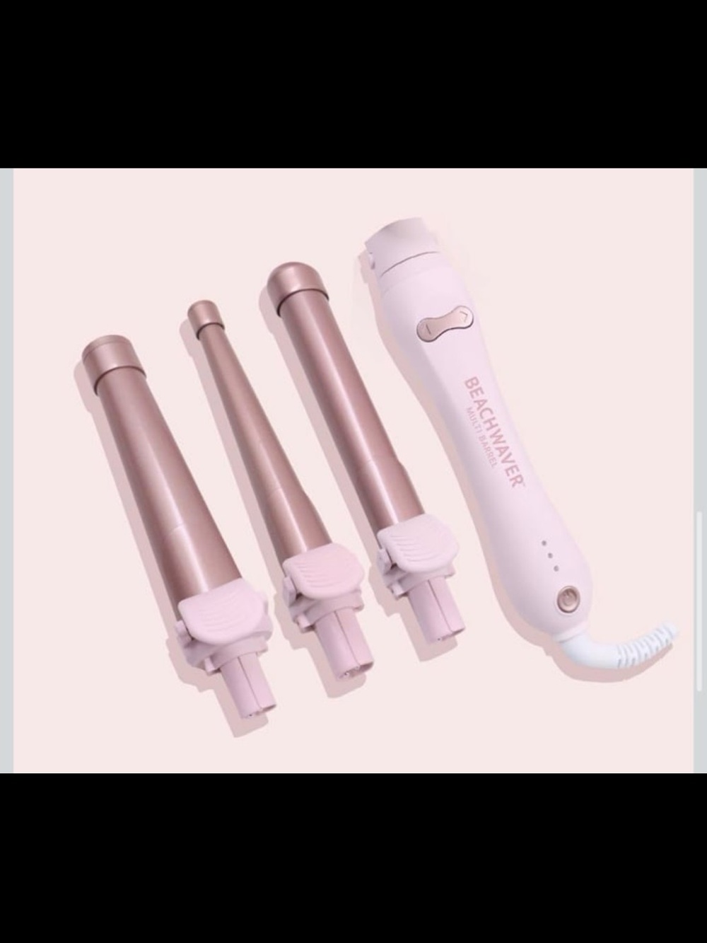 NIB Beachwaver Multi-barrel styling tool in Pink Rosegold MSRP $249 - Picture 4 of 6